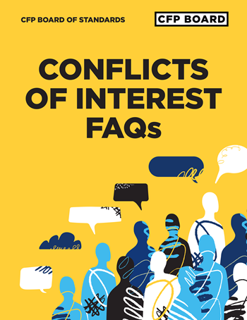 CFP Board 2025 FAQ Conflicts of Interest Cover