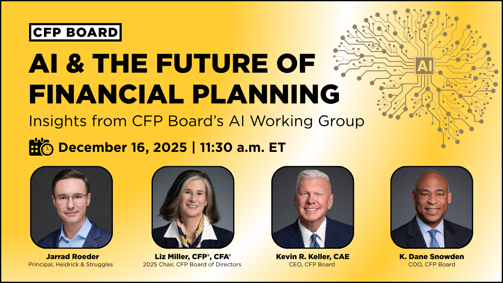CFP Board AI the Future of Financial Planning Webinar