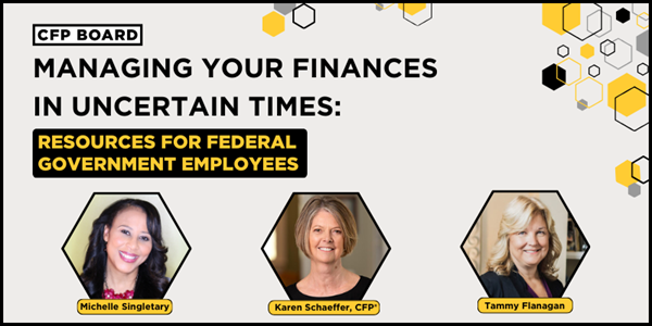CFP Board Resources for Federal Workers Webinar