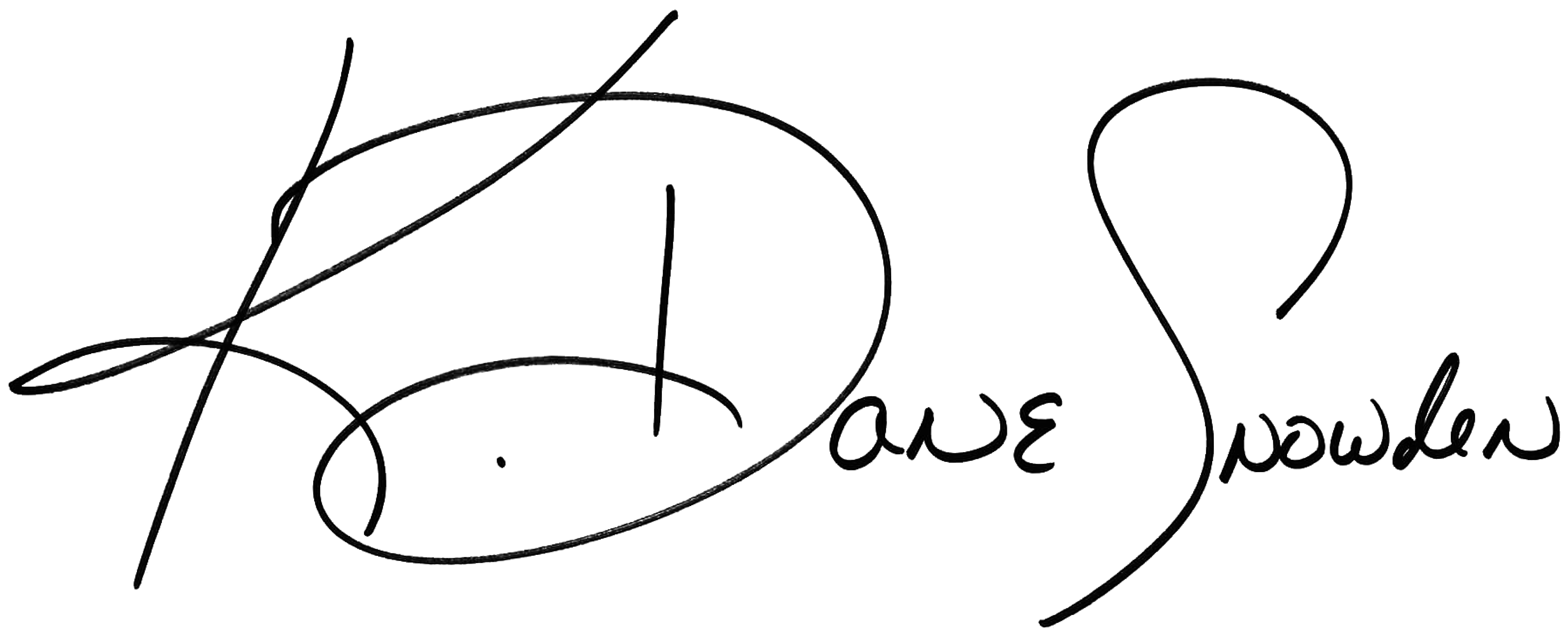 K Dane Snowden Signature