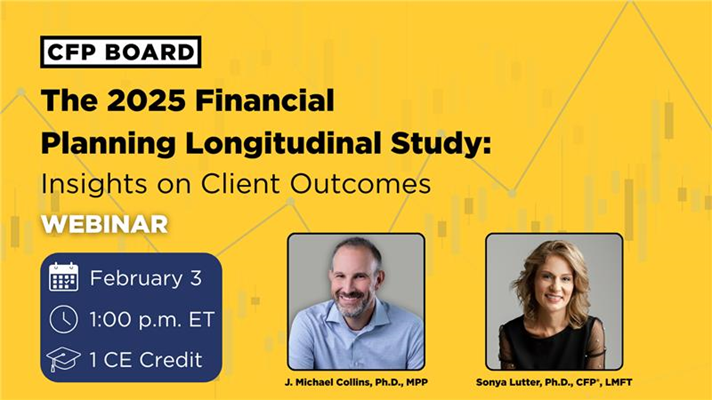 The 2025 Financial Planning Longitudinal Study Webinar