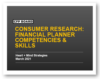 2020 Financial Planner Skills Research CFP Board