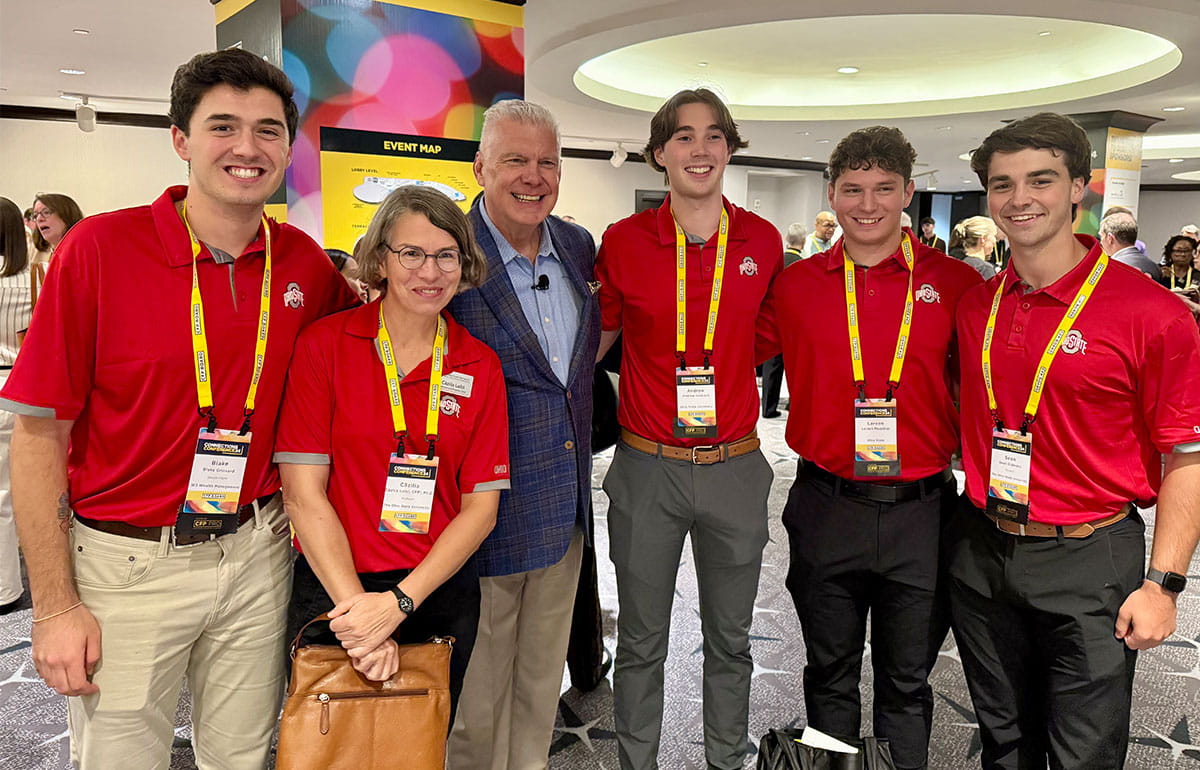 Kevin R Keller with Ohio State University Students at CFP Board Connections Conference